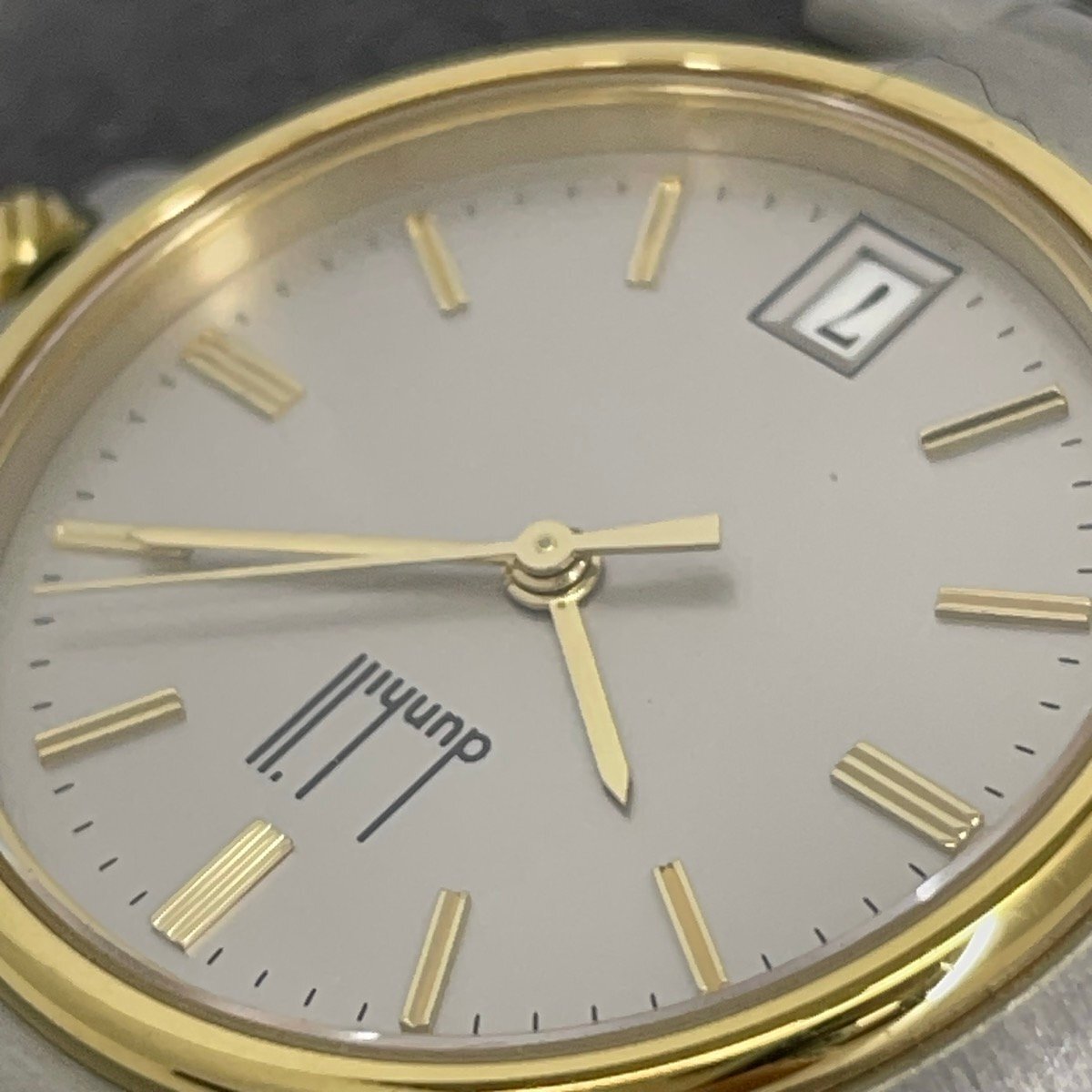 電池切れ dunhill ダンヒル 腕時計 ミレニアム クォーツ デイト 電池切れ dunhill ダンヒル 腕時計 ミレニアム クォーツ デイト