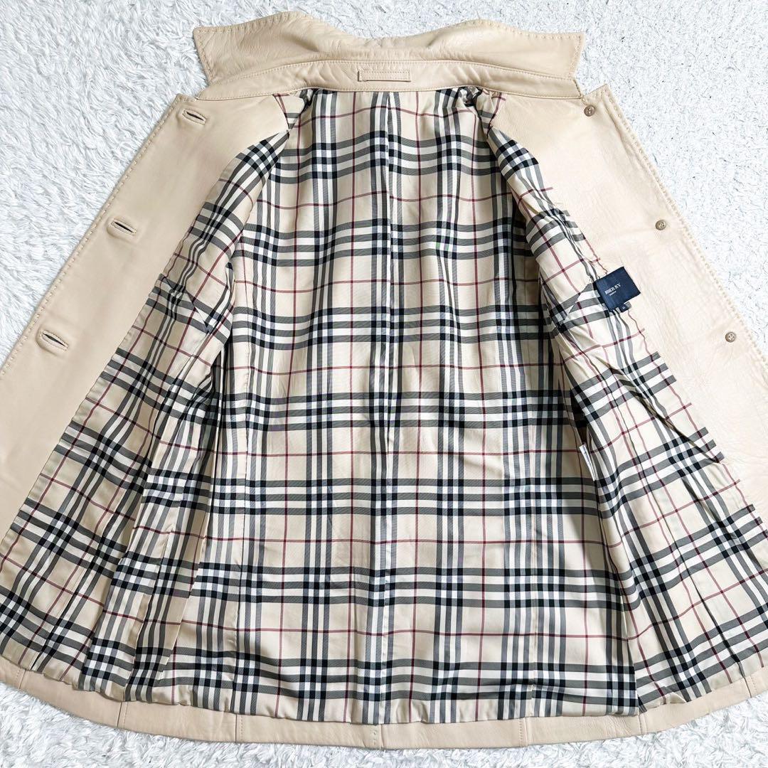 美品】BURBERRY バーバリーロンドン レザージャケット 美品】BURBERRY バーバリーロンドン レザージャケット