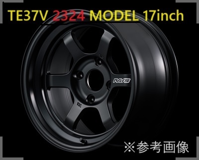 【メーカー在庫限り】TE37V 2324 MODEL SIZE:9.5J-17 -15(L) PCD:114.3-4H Color:MB ホイール2本セット_画像1