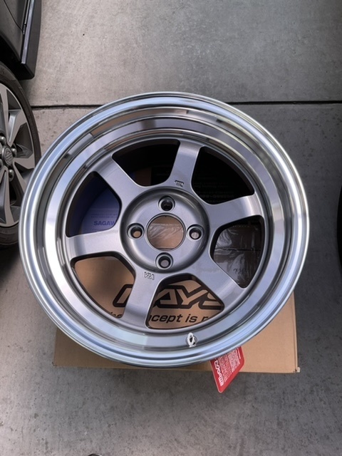 【2本 在庫あり】VolkRacing TE37V SIZE:8J-15 ET:±0 PCD:100-4H Color:MF ホイール2本セット