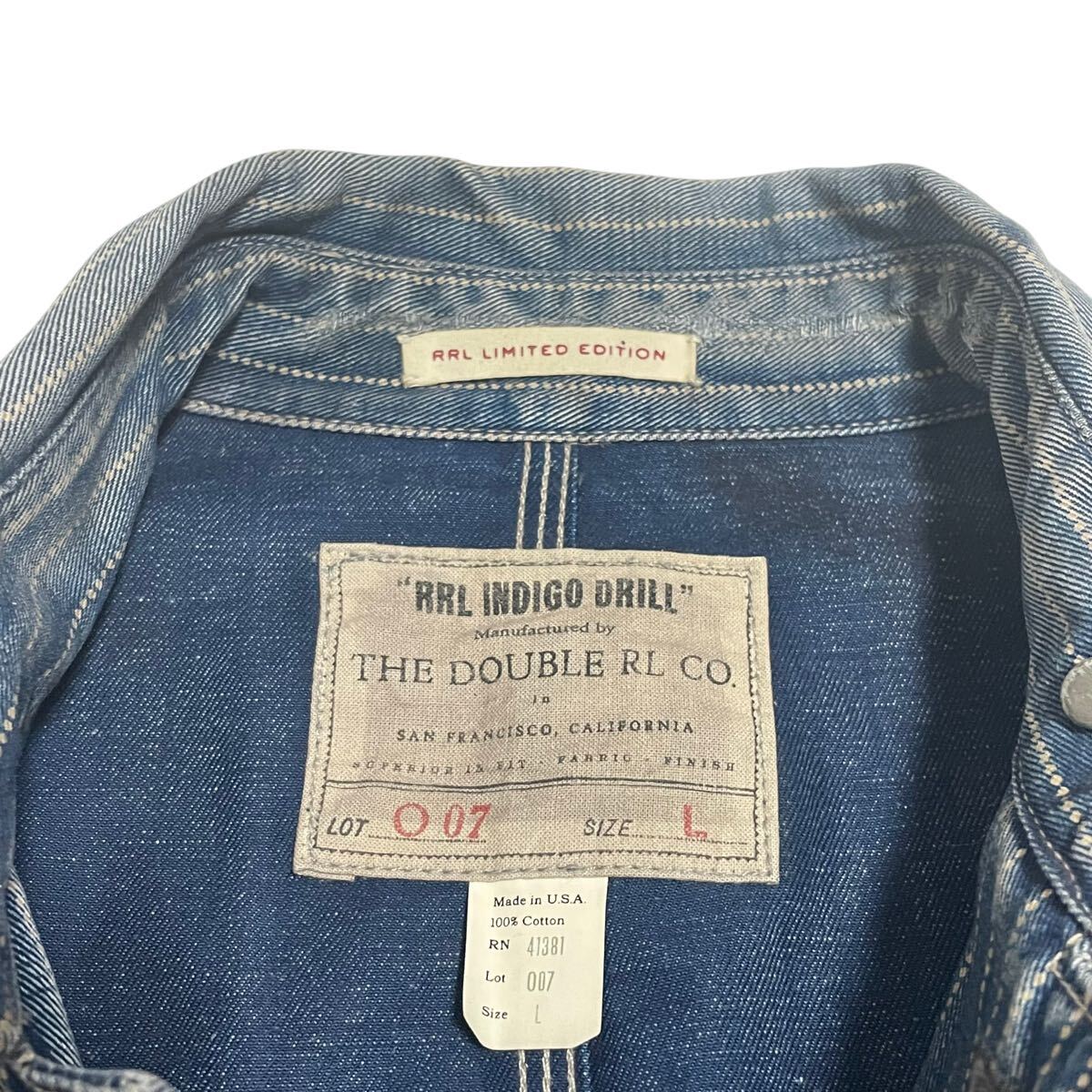 DOBLE RL/RRL/カバーオール/L/ウォバッシュ/リミテッド DOBLE RL/RRL/カバーオール/L/ウォバッシュ/リミテッド