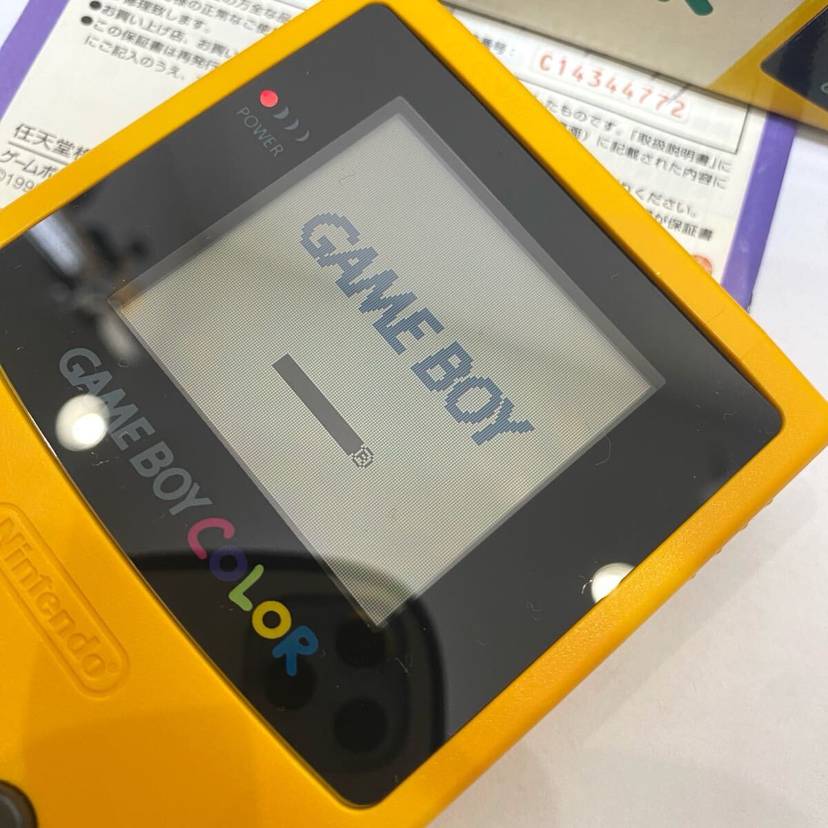 ゲームボーイカラー □極美品 人気カラー イエロー レア GBC ゲームボーイカラー □極美品 人気カラー イエロー レア GBC