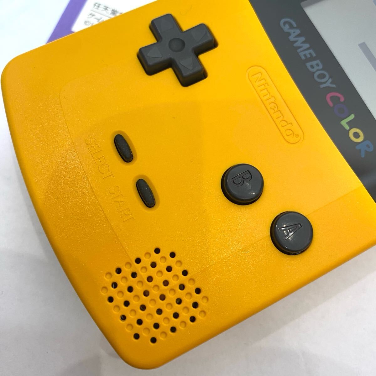 ゲームボーイカラー □極美品 人気カラー イエロー レア GBC ゲームボーイカラー □極美品 人気カラー イエロー レア GBC