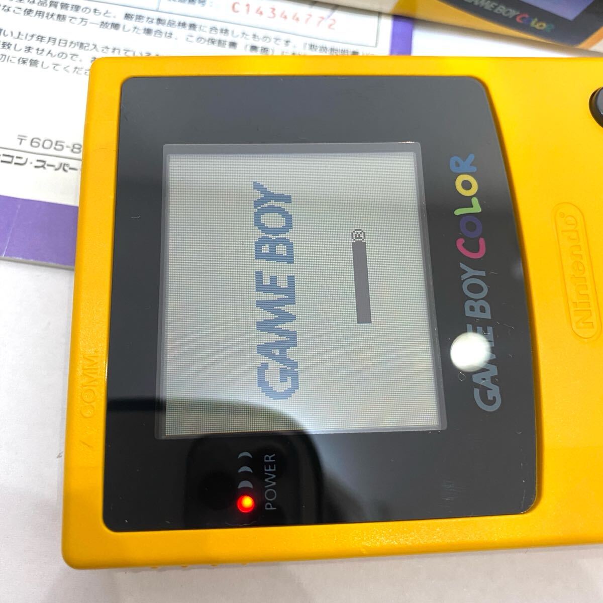 ゲームボーイカラー □極美品 人気カラー イエロー レア GBC ゲームボーイカラー □極美品 人気カラー イエロー レア GBC