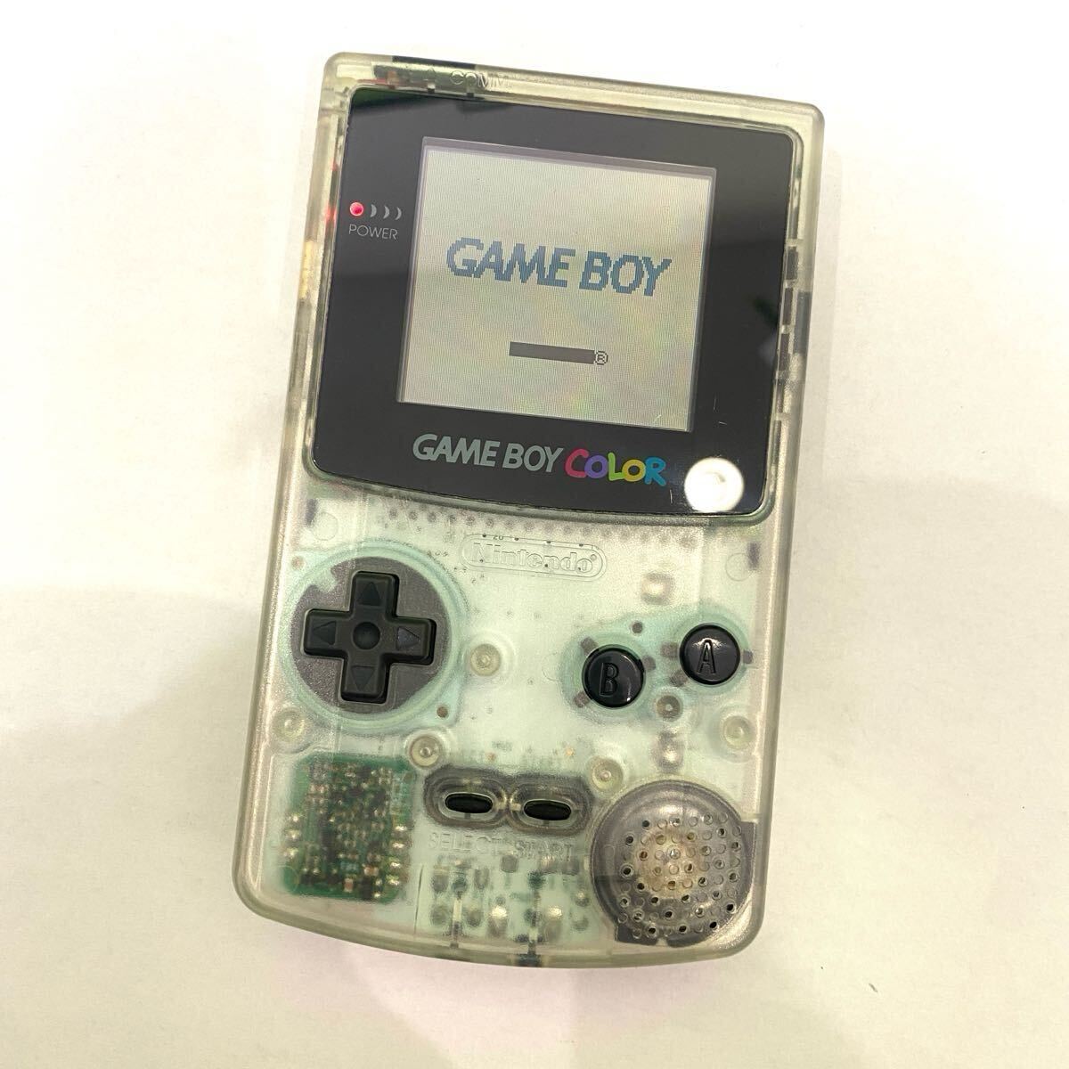 ゲームボーイカラー □美品 画面綺麗 クリア レア GBC 任天堂 ゲームボーイカラー □美品 画面綺麗 クリア レア GBC 任天堂