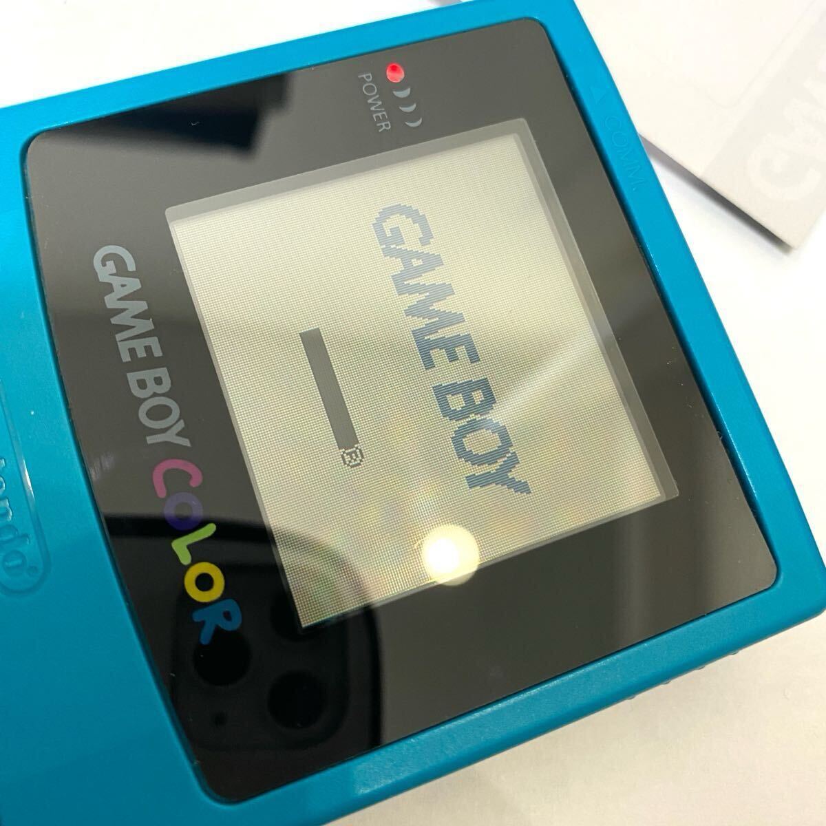 ゲームボーイカラー □極美品 ターコイズブルー レア GBC 任天堂 ゲームボーイカラー □極美品 ターコイズブルー レア GBC 任天堂