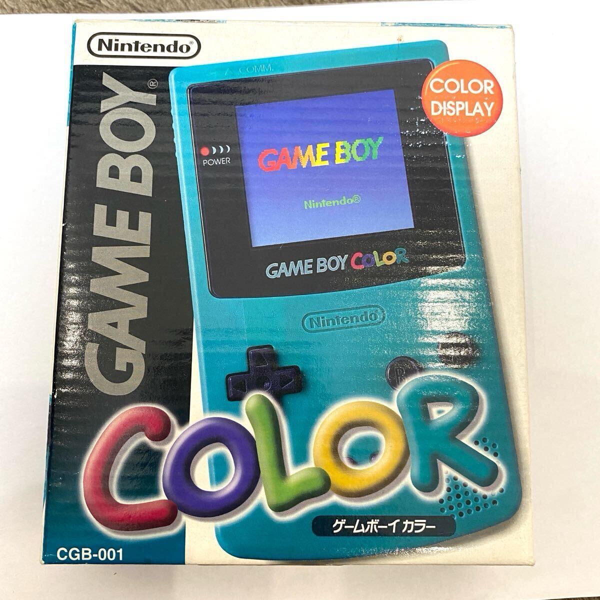 ゲームボーイカラー □極美品 ターコイズブルー レア GBC 任天堂 ゲームボーイカラー □極美品 ターコイズブルー レア GBC 任天堂