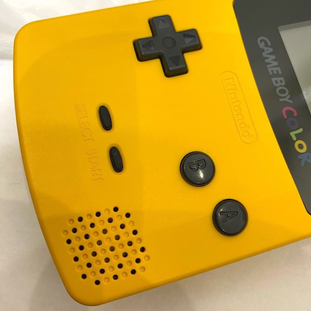 ゲームボーイカラー □極美品 レア イエロー GBC 任天堂 説明書 ゲームボーイカラー □極美品 レア イエロー GBC 任天堂 説明書