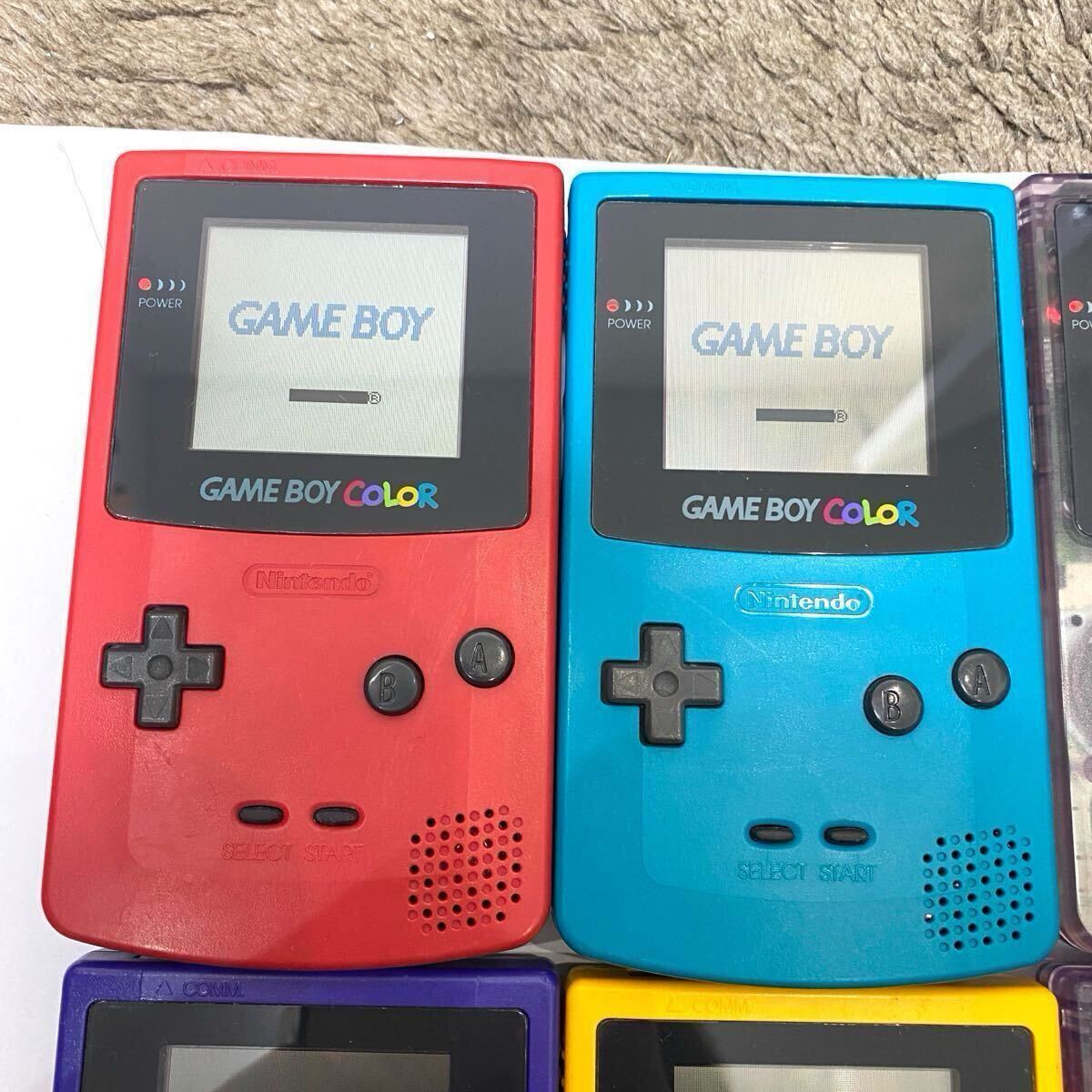 大特価 意味 ゲームボーイカラー ☆動作品 良品 まとめて8台 レア GBC 任天堂 本体