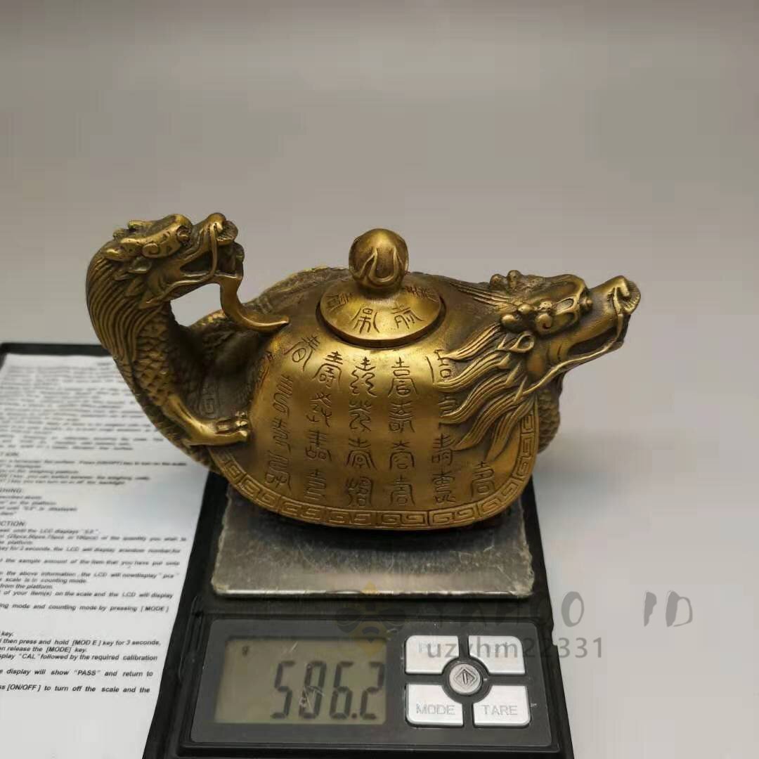 純銅 黄銅青龍 竜亀壺銅器 龍頭壺龍 竜亀壺 万寿壺 壺 銅器 置物 純銅 黄銅青龍 竜亀壺銅器 龍頭壺龍 竜亀壺 万寿壺 壺 銅器 置物