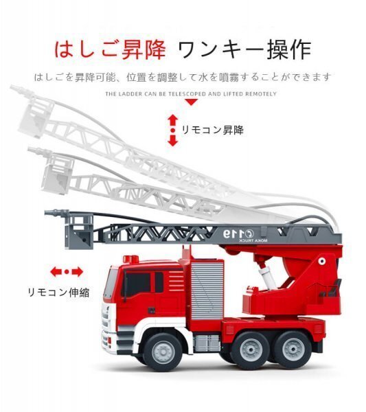 us02-wj206リモコン都市消防車 ラジコンカー ラジコン 救急車 難