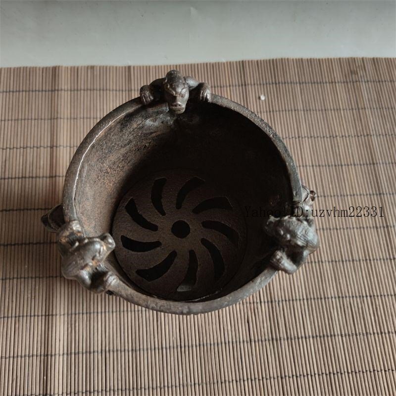 鉄器 炭ストーブ獣頭煮茶炉 虎頭炉 装飾品 工芸品 置物 鉄器 炭ストーブ獣頭煮茶炉 虎頭炉 装飾品 工芸品 置物