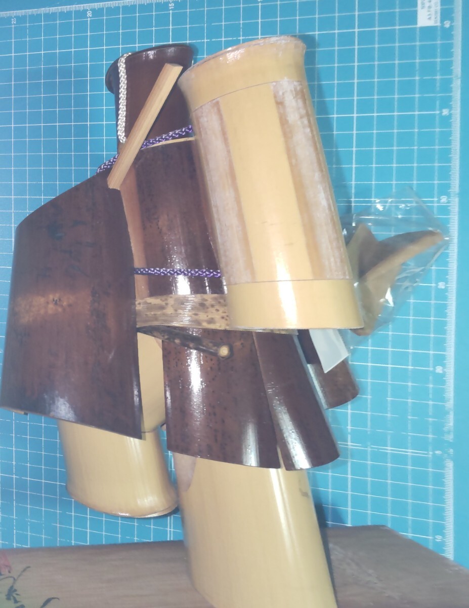 ひたち(日立 常陸) 竹人形 六方 弁慶 約30cm !値下げ交渉 希望はコメ下さい!物価高等 生活応援 スーパーセール 月末マデ_画像2