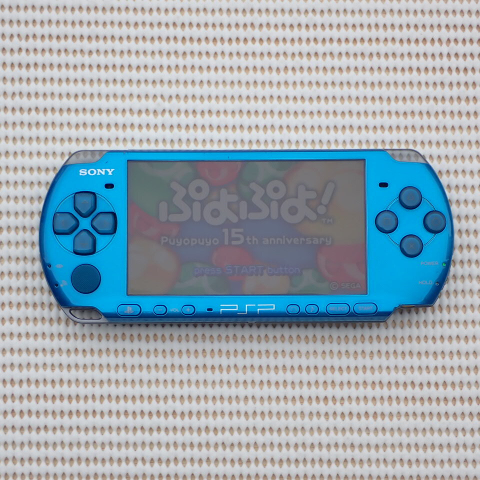 PSP-3000 本体 ブルー 動作確認済み (SONY プレイステーション PSP-3000 本体 ブルー 動作確認済み (SONY プレイステーション