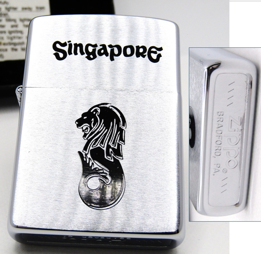 シンガポール マーライオン zippo ジッポ 1983年 未使用(Zippo