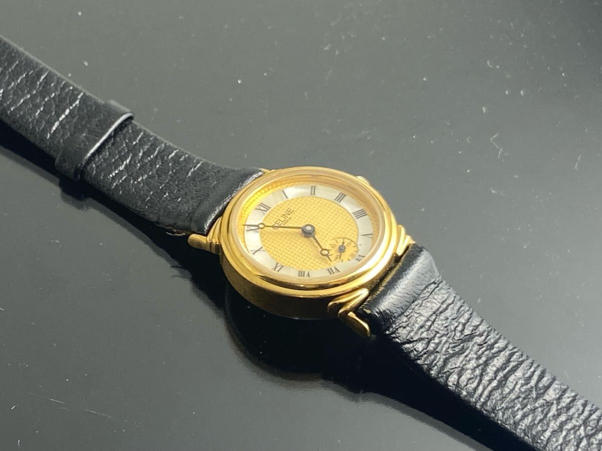 1円~☆レディース腕時計 クォーツ スモセコ SWISS セリーヌ 1円~☆レディース腕時計 クォーツ スモセコ SWISS セリーヌ