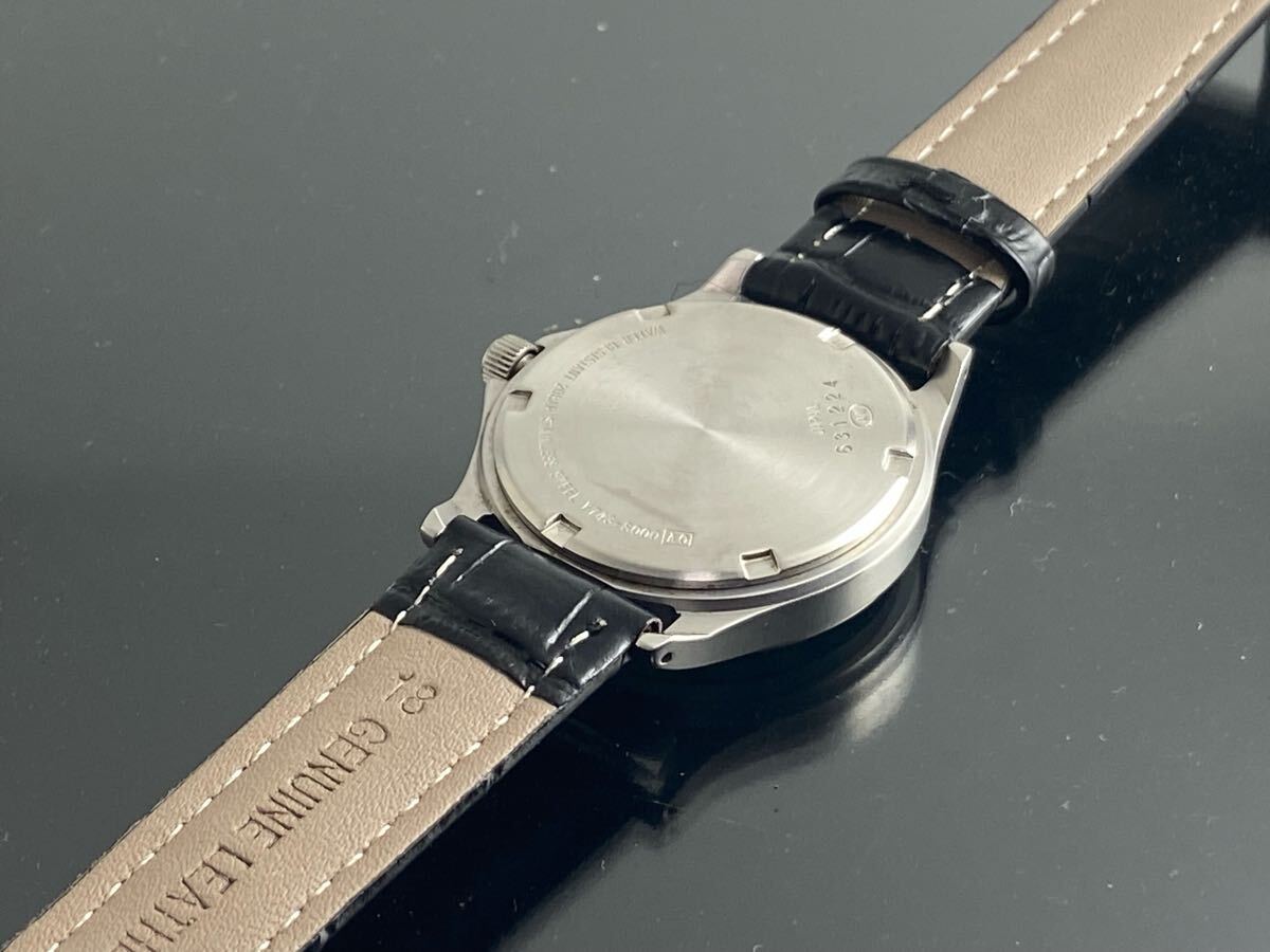 1円～☆メンズ腕時計 クォーツ 夜光文字盤 セイコーSEIKO ALBA