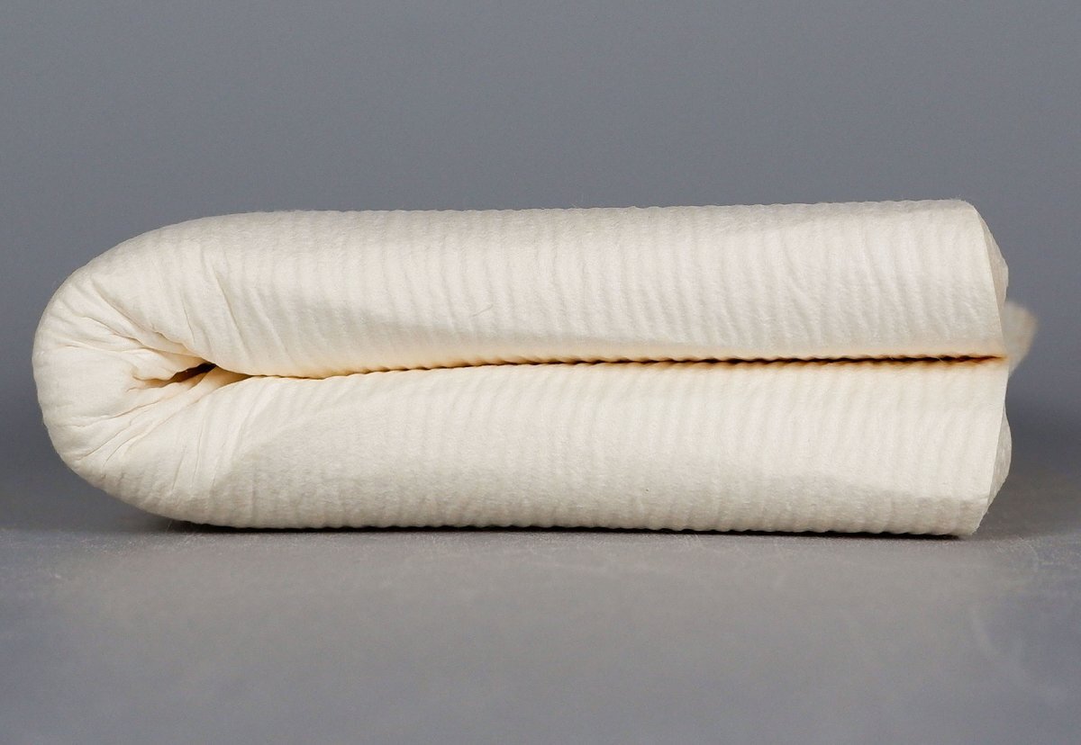 【MKA】千家十職　奧村吉兵衛(wèi)　白紙釜敷　共箱　京都　茶道具　真作保証