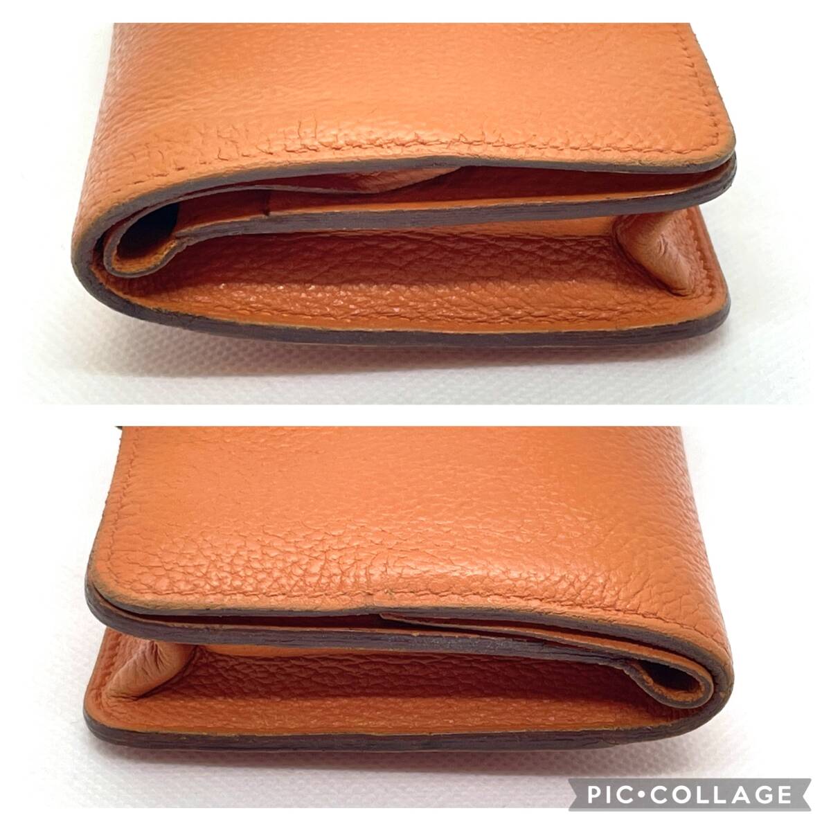 504】1円〜 HERMES/エルメス ドゴン コンパクト カード/コイン