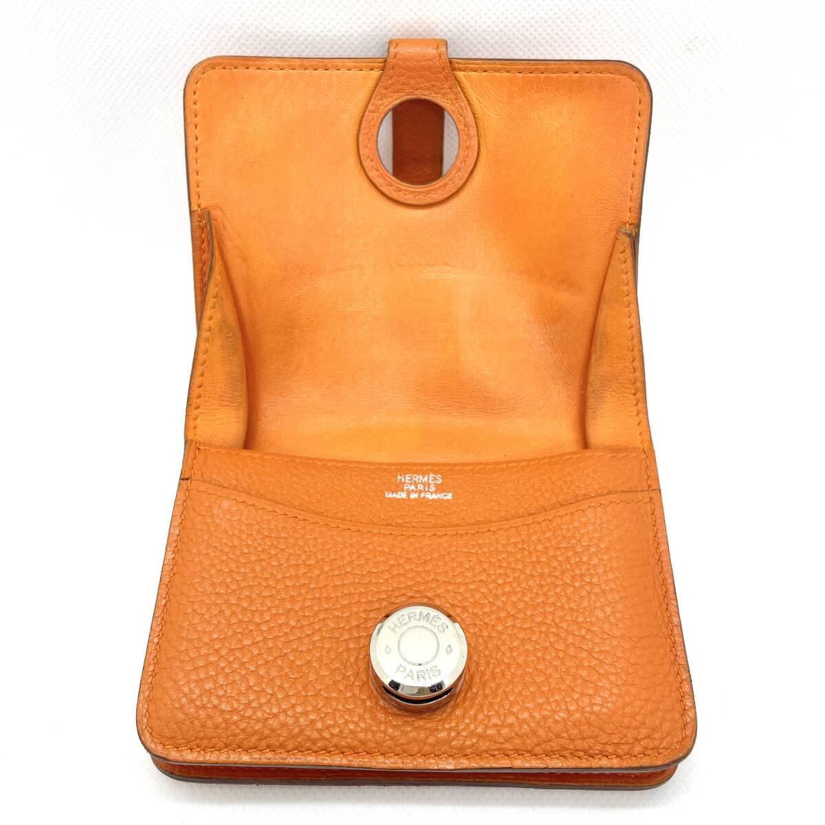 504】1円〜 HERMES/エルメス ドゴン コンパクト カード/コイン 504】1円〜 HERMES/エルメス ドゴン コンパクト カード/コイン