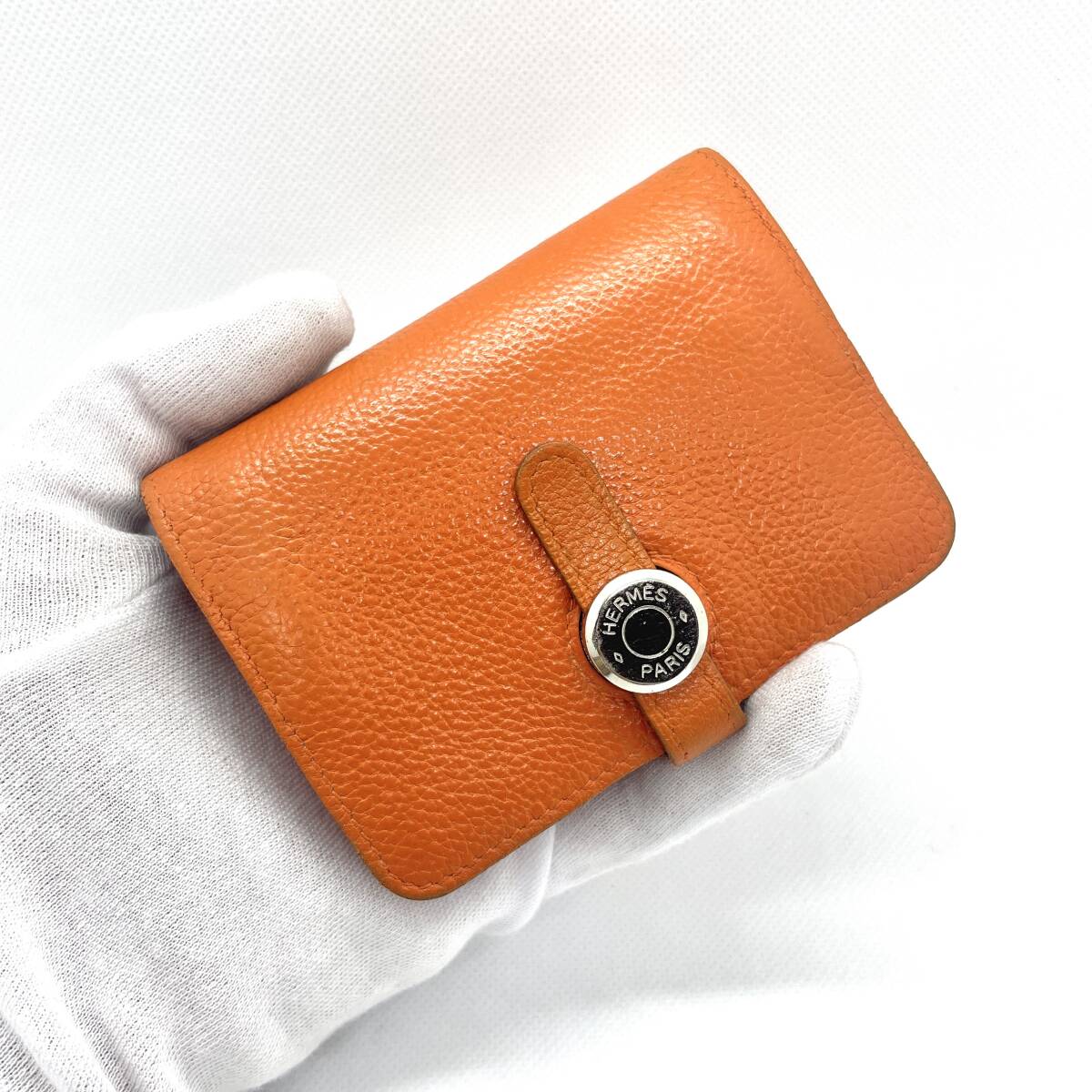 504】1円〜 HERMES/エルメス ドゴン コンパクト カード/コイン 504】1円〜 HERMES/エルメス ドゴン コンパクト カード/コイン
