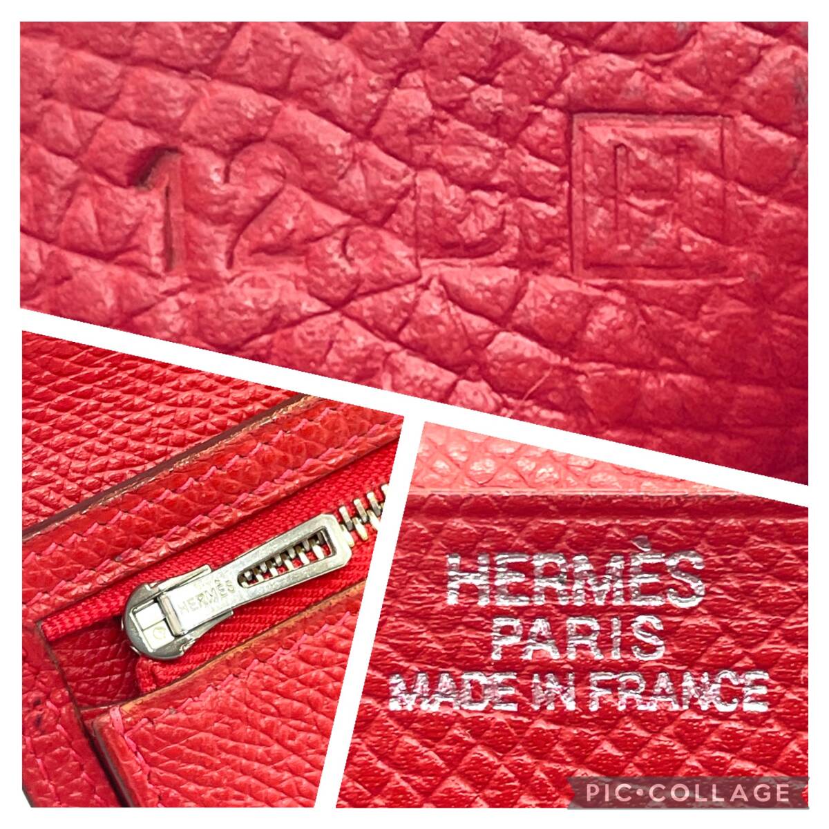 505】1円〜 HERMES/エルメス べアン 二つ折り 長財布 ウォレット 505】1円〜 HERMES/エルメス べアン 二つ折り 長財布 ウォレット