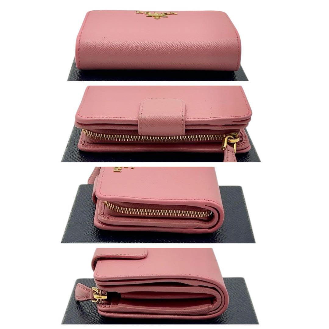 極上美品】プラダ PRADA サフィアーノレザー 財布 長財布 折り 極上美品】プラダ PRADA サフィアーノレザー 財布 長財布 折り