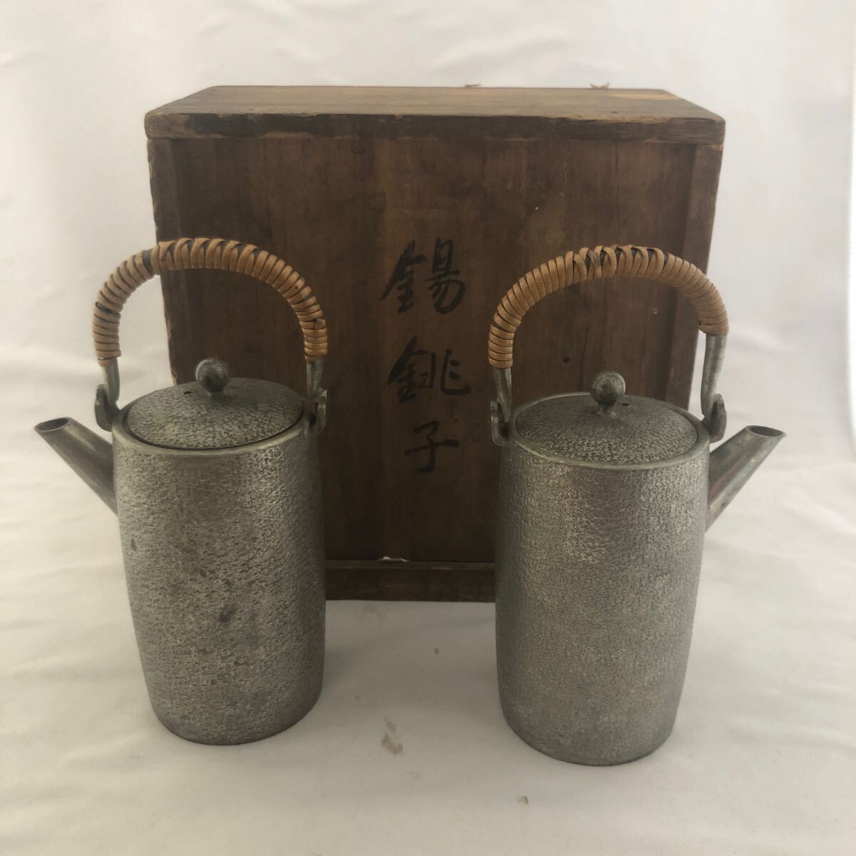 錫ちろり 徳利 酒器 本錫 打ち出し 千呂利(錫製)|売買された 錫ちろり 徳利 酒器 本錫 打ち出し 千呂利(錫製)|売買された
