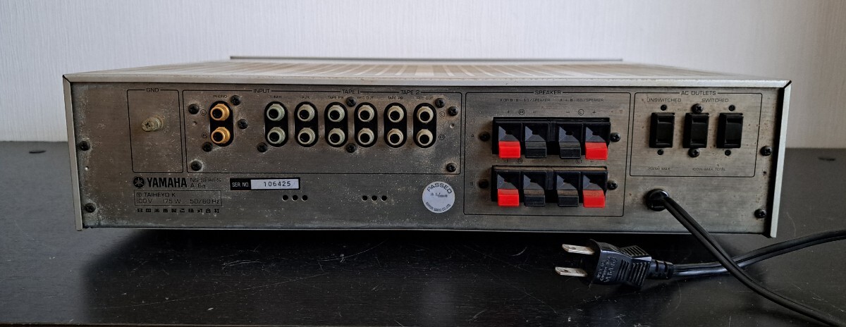 [ прямые продажи ]YAMAHA A-6a ~ звук не появляется ~ б/у товар 