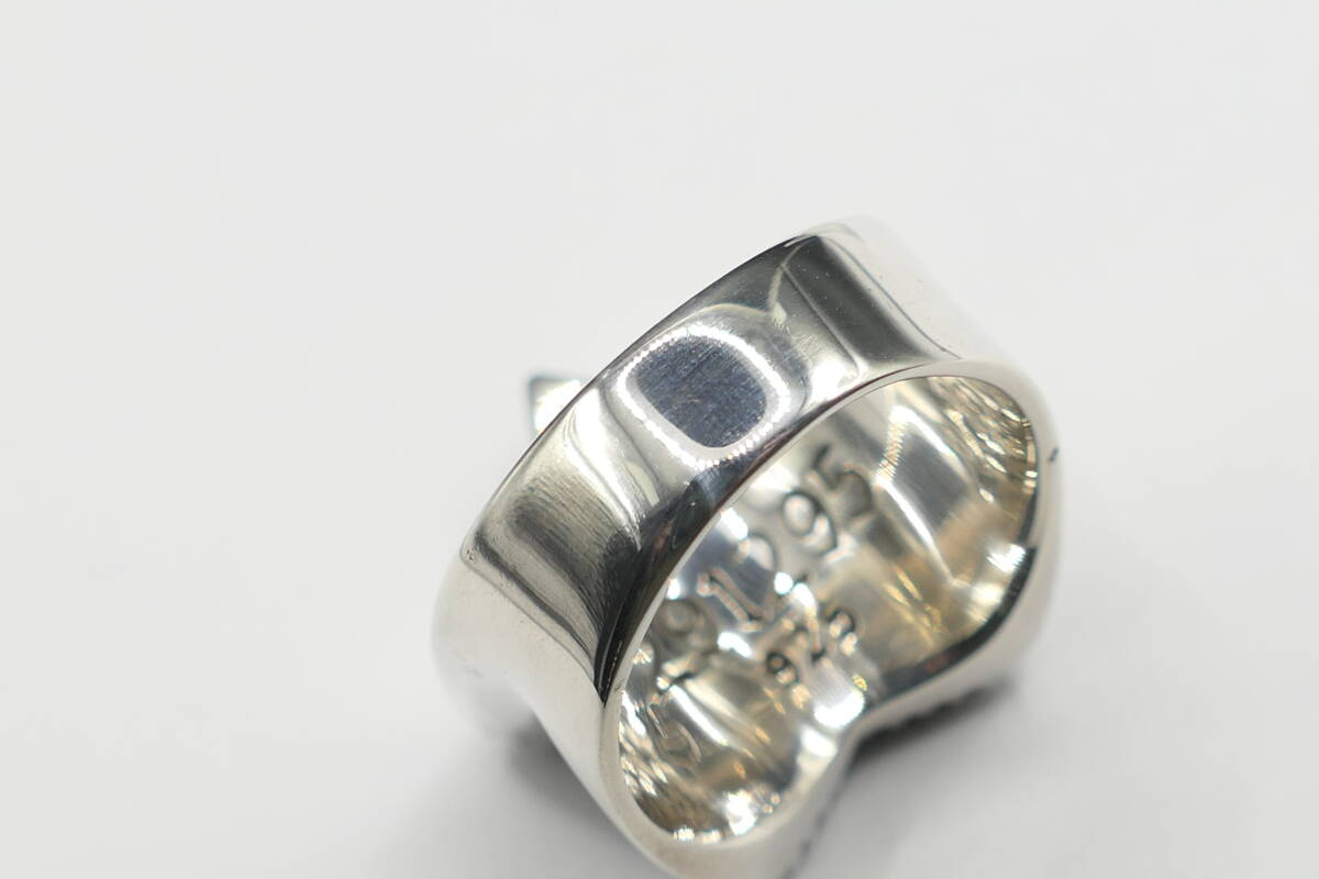  новый товар 21 номер 291295 Homme sterling циркон черный кольцо 