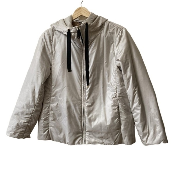 マックスマーラ Max Mara ブルゾン サイズUS 2 - 白 レディース 長袖/中綿/CAMELUXE/ジップアップ/The Cube/春/秋 ジャケット_画像1