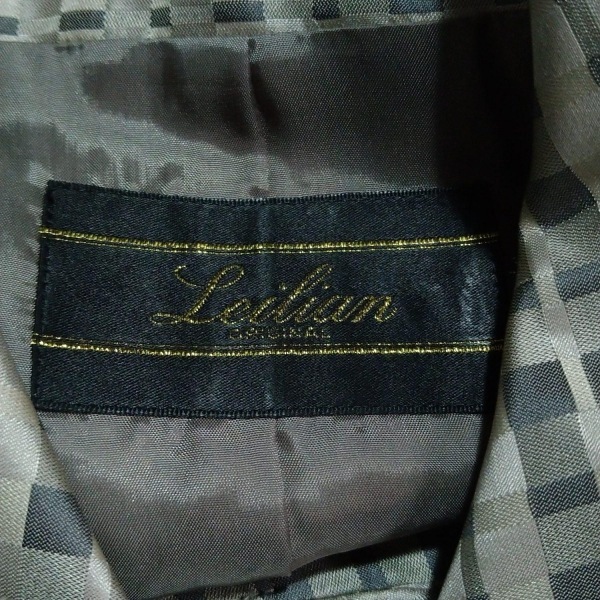 レリアン Leilian サイズ9 M - ベージュ×グレー レディース 長袖/春/秋 美品 コート_画像3