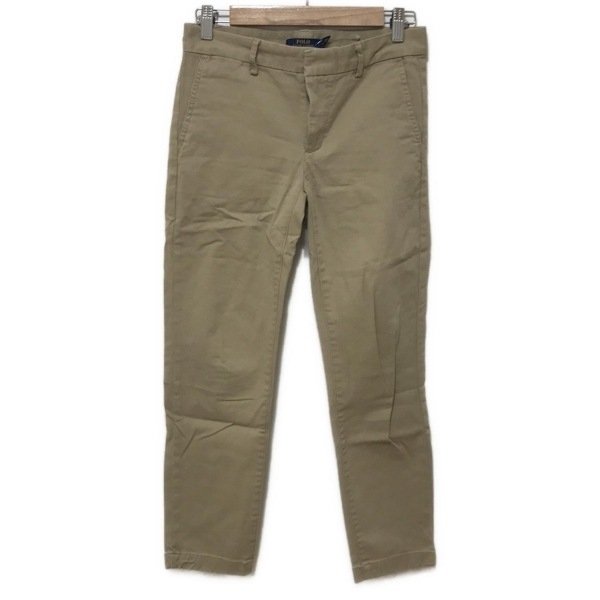 ポロラルフローレン POLObyRalphLauren パンツ サイズ0 XS - ベージュ レディース フルレングス ボトムス