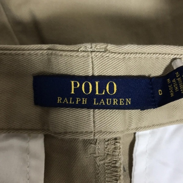 ポロラルフローレン POLObyRalphLauren パンツ サイズ0 XS - ベージュ レディース フルレングス ボトムス