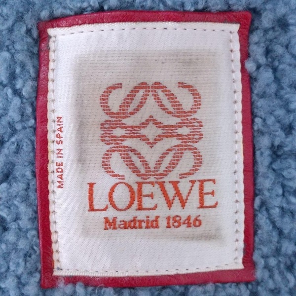 ロエベ LOEWE サイズ42. - ムートン ブルーグレー レディース 毛皮/長(zhǎng)袖/冬 コート