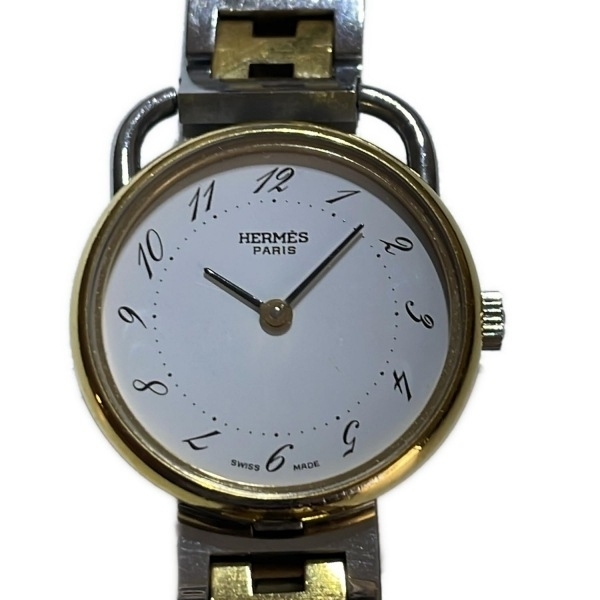 HERMES(エルメス) 腕時計 アルソー レディース アイボリー