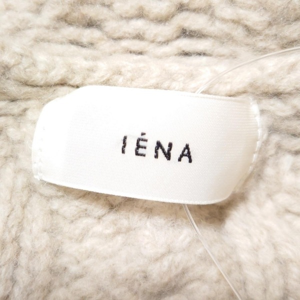 イエナ IENA 長袖セーター/ニット - ベージュ レディース Vネック トップス