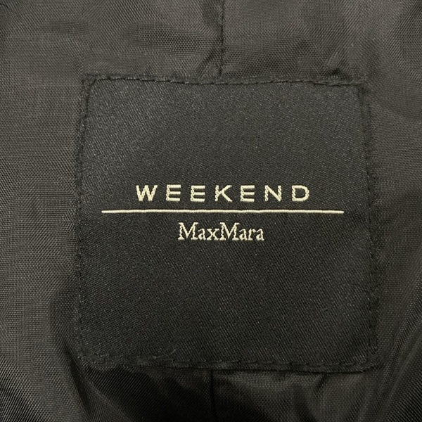 マックスマーラウィークエンド Max MaraWEEKEND ブルゾン サイズJ 38l - 黒 レディース 長袖/中綿/ラパンファー/冬 ジャケット_画像3