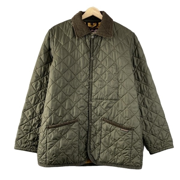 ラベンハム LAVENHAM サイズ36 S - カーキ×ダークグリーン メンズ 長(zhǎng)袖/キルティング/中綿/秋/冬 コート
