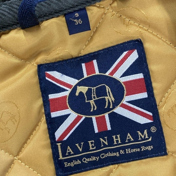 ラベンハム LAVENHAM サイズ36 S - カーキ×ダークグリーン メンズ 長(zhǎng)袖/キルティング/中綿/秋/冬 コート