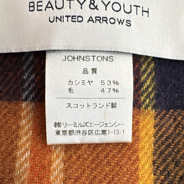 Johnstons of Elgin カシミヤマフラー オレンジ 楽天市場】【土日限定 最大52倍】【日本正規品】 ジョンストンズ