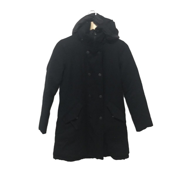 アンタイトル UNTITLED ダウンコート サイズ0 XS - 黒 レディース 長袖/リバーシブル/冬 美品 コート
