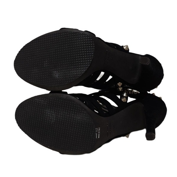  Giuseppe Zanotti giuseppe zanotti короткие сапоги 37 - чёрный женский заклепки /BALMAIN сотрудничество обувь 
