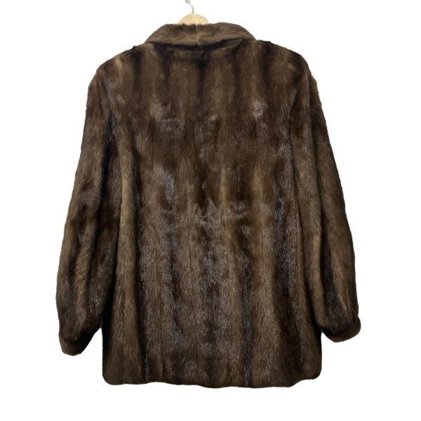 サガミンク SAGA MINK サイズ9 M - ミンク ブラウン レディース 毛皮 美品 コート
