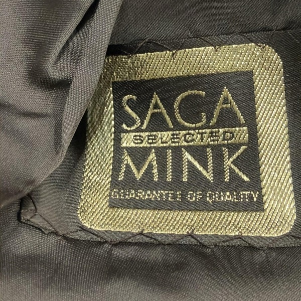 サガミンク SAGA MINK サイズ9 M - ミンク ブラウン レディース 毛皮 美品 コート