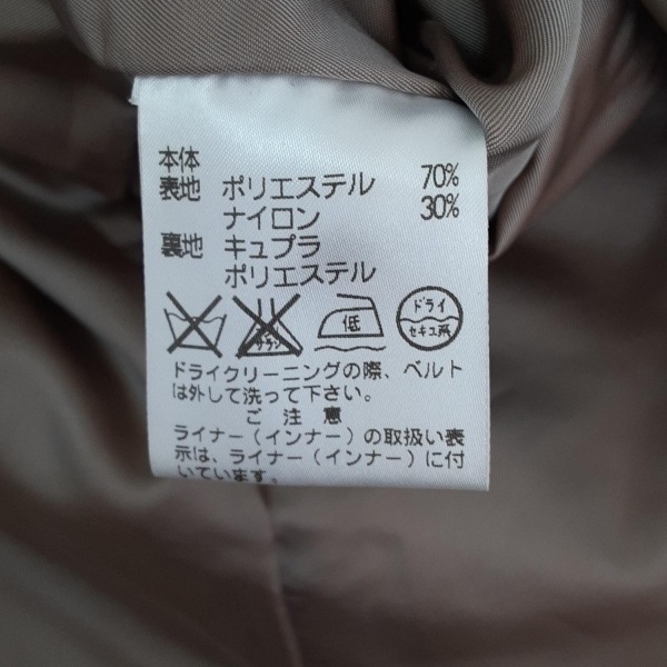 アクアスキュータム Aquascutum サイズ9F - ベージュ レディース 長袖/ジップアップ/秋/冬 美品 コート