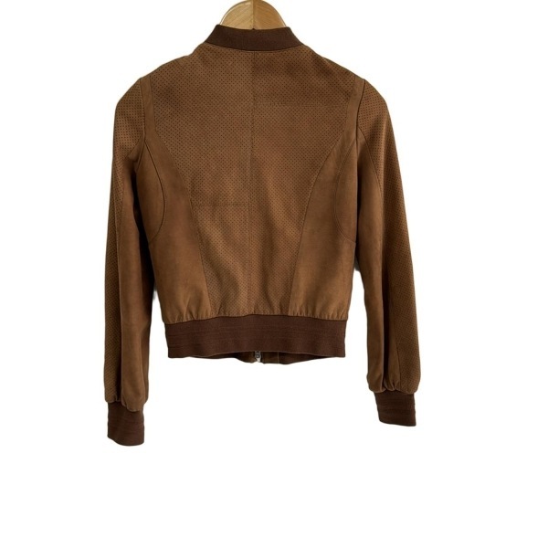 アンシャントマン ENCHANTEMENT...? ブルゾン サイズ38 M - ブラウン レディース 長袖/ラムスキン/春/秋 ジャケット_画像2