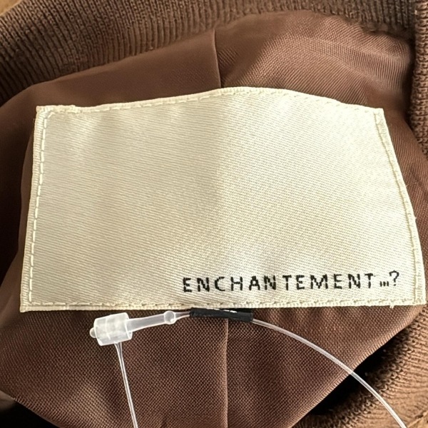 アンシャントマン ENCHANTEMENT...? ブルゾン サイズ38 M - ブラウン レディース 長袖/ラムスキン/春/秋 ジャケット_画像3