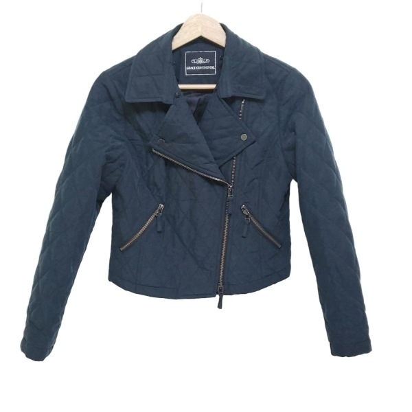 グレースコンチネンタル GRACE CONTINENTAL ブルゾン サイズ36 S - ネイビー レディース 長袖/キルティング/秋/冬 美品 ジャケット