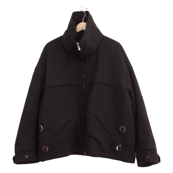 メゾンスペシャル MAISON SPECIAL ブルゾン サイズ02 11242211219 Prime-Over Flight Jacket 黒 長袖/秋/冬/ジップアップ/ウール混 美品